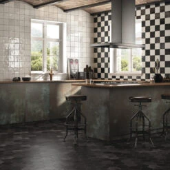 Zellige Black Wall Tile 8 Zellige Black Wall Tile -Kitchen Store apsobla 1