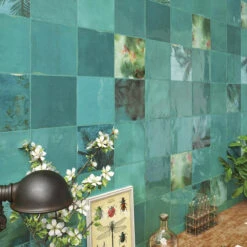 Zellige Teal Wall Tile 9 Zellige Teal Wall Tile -Kitchen Store apsote 2