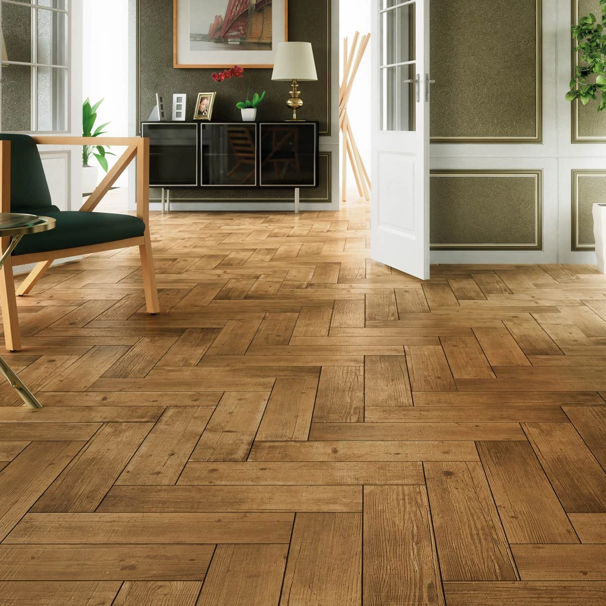 Arteak Castano Wood Effect Tile 1 Arteak Castano Wood Effect Tile