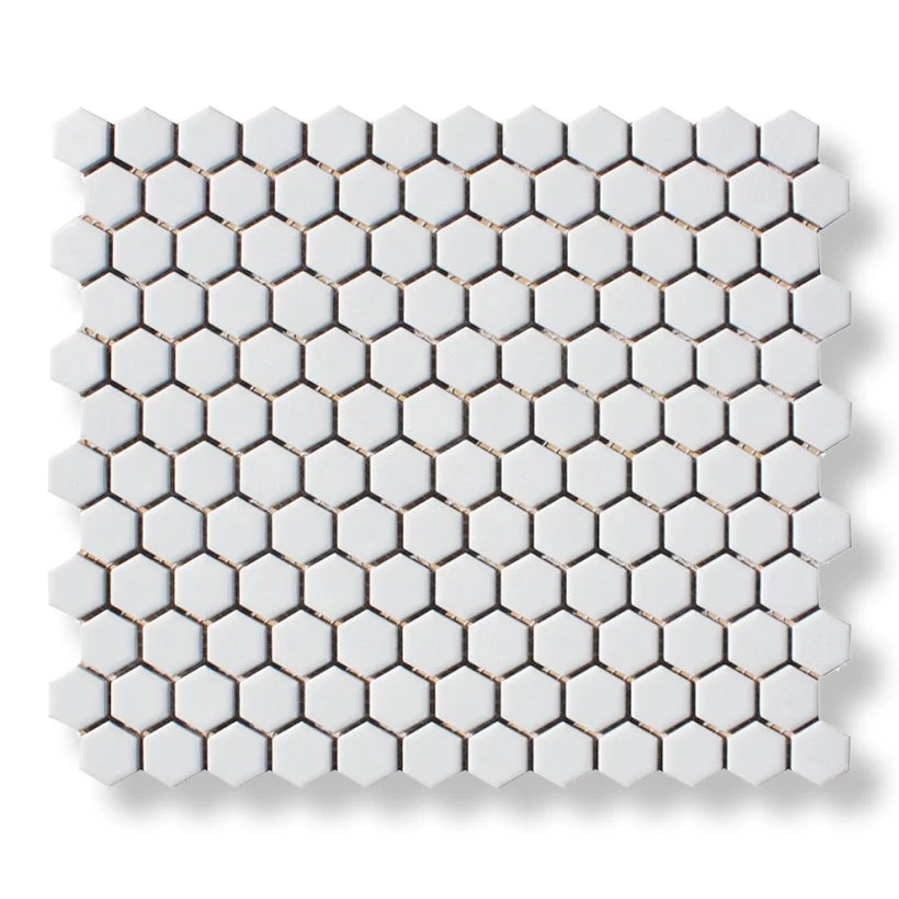 Microhex White Mosaic Tile 1 Microhex White Mosaic Tile