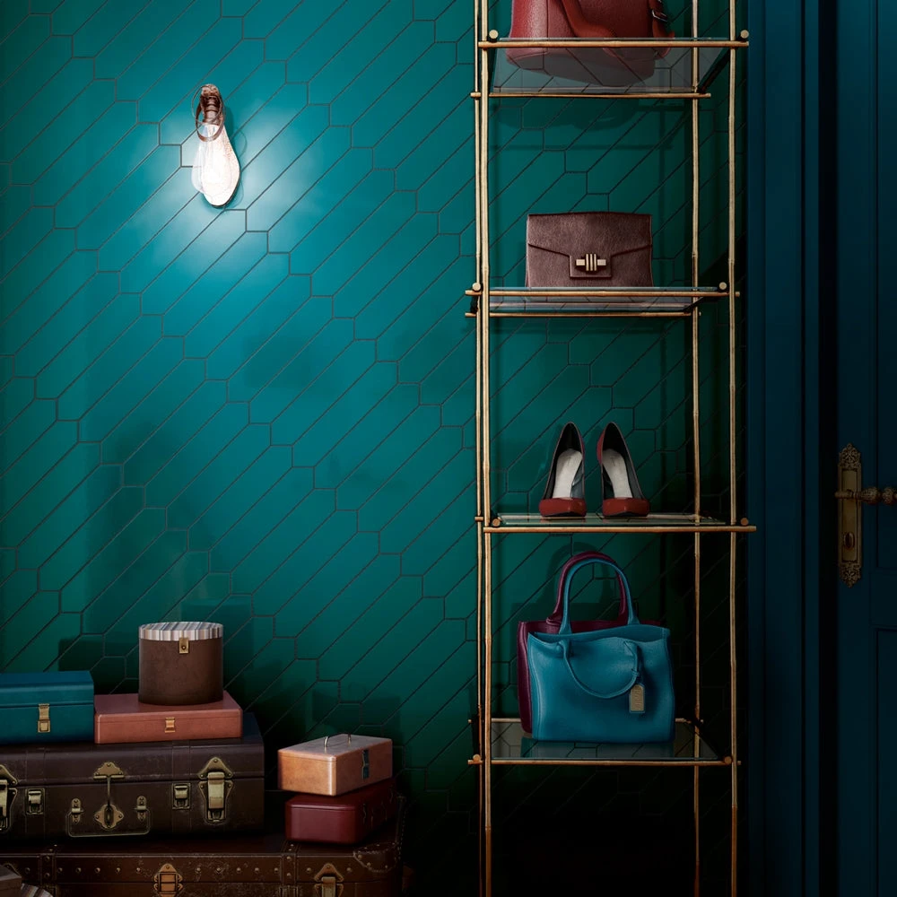 Concorde Teal Wall Tile 1 Concorde Teal Wall Tile