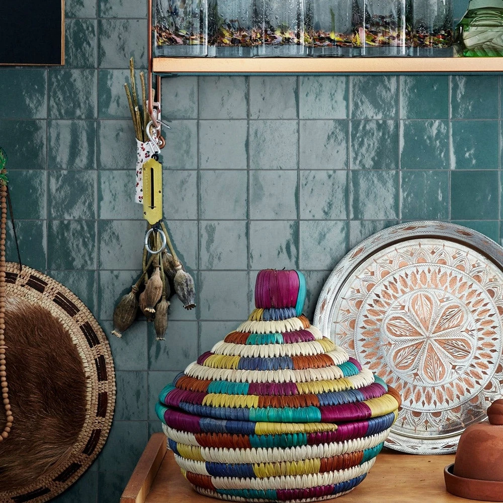 Fez Teal Wall Tile 3 Fez Teal Wall Tile - Image 3