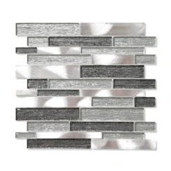 Offset Grey Mix Mosaic Tile 5 Offset Grey Mix Mosaic Tile -Kitchen Store g30224 1