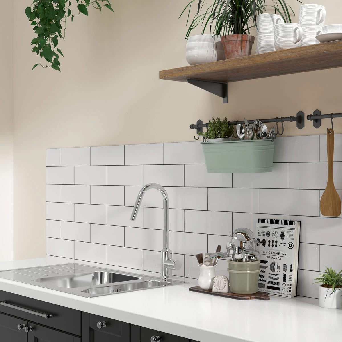 Haus Matt White Wall Tile 1 Haus Matt White Wall Tile