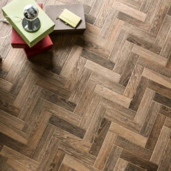 Herringbone Brown Wood Effect Tile 10 Herringbone Brown Wood Effect Tile -Kitchen Store herringbone brown 2