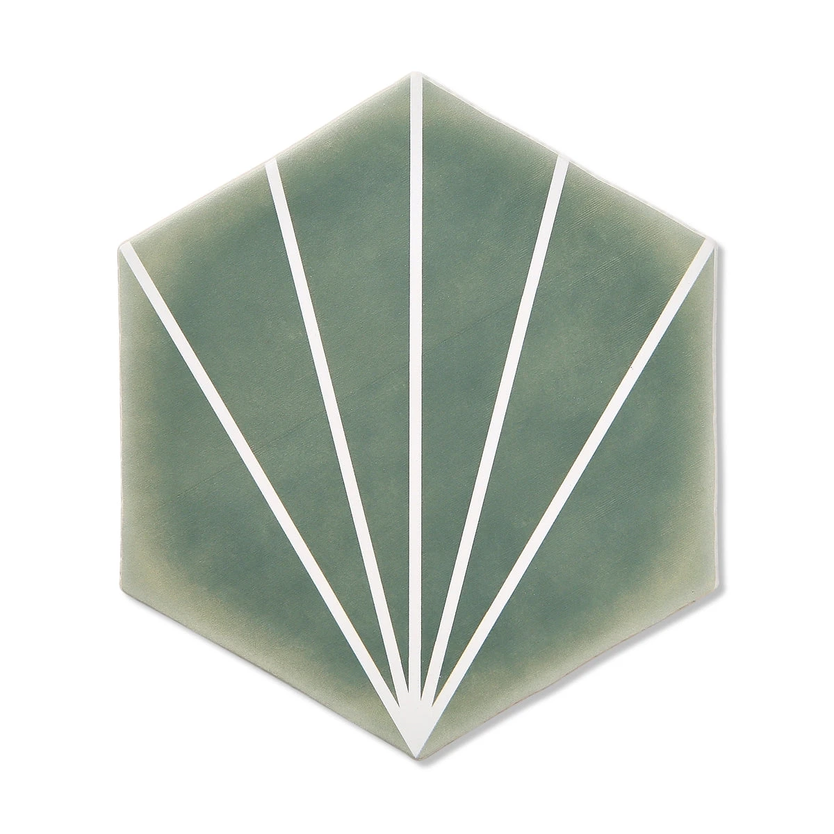 Palm Springs Green Hexagon Tile 2 Palm Springs Green Hexagon Tile - Image 2