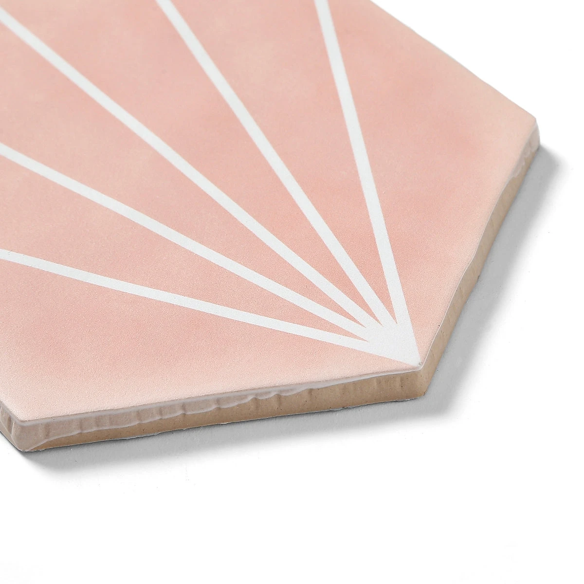 Palm Springs Pink Hexagon Tile 5 Palm Springs Pink Hexagon Tile - Image 5