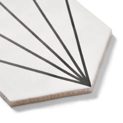 Palm Springs White Hexagon Tile -Kitchen Store hhpswh 2