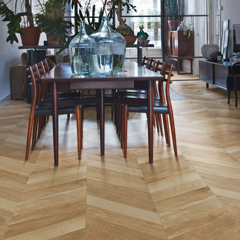 Chevron Oak Wood Effect Tile 2 Chevron Oak Wood Effect Tile - Image 2