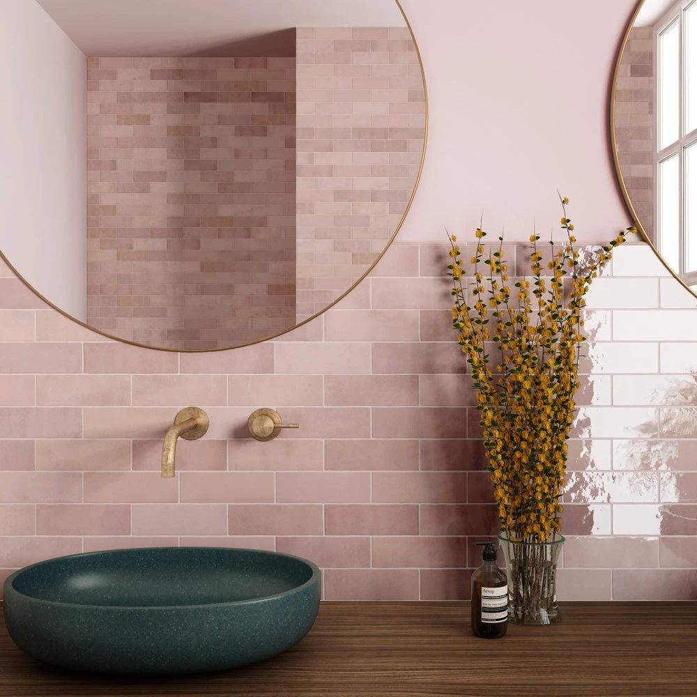 Marais Rose Wall Tile 3 Marais Rose Wall Tile - Image 3