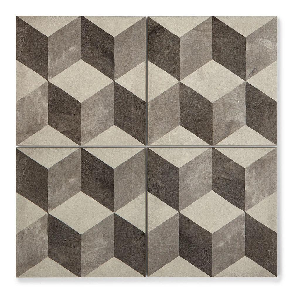 Cotto Cube Patterned Tile 1 Cotto Cube Patterned Tile