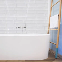 Ripples White Wall Tile