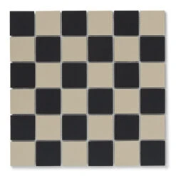 Victorian Black & White Mosaic Tile