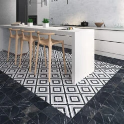 Swoon Black Tile 6 Swoon Black Tile -Kitchen Store wmvt n